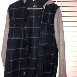 Flannel w/ hoodie